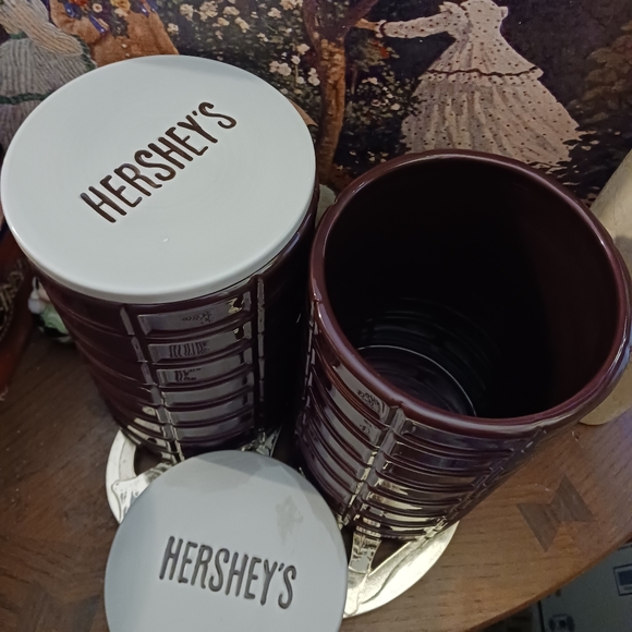 🍪4 VINTAGE SET Hershey Cookie Jar 🍪 By Fitz & Floyd,Rare Hard To Come By.🎁 - Picture 9 of 16